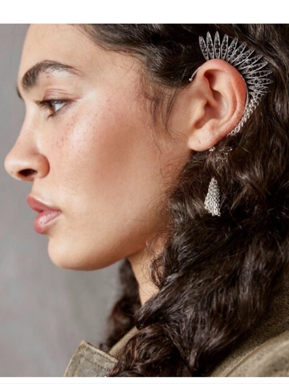 ❇️SILVER Free People RARE Birds Of A Feather Ear Party Ear Cuff NWT